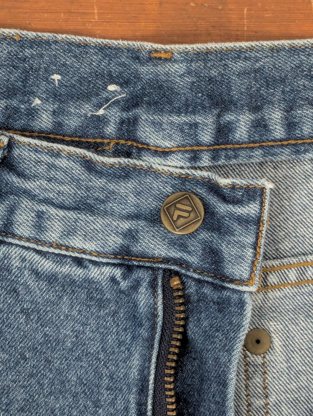 Rare to Find Vintage Fila High Rise Tapered Jeans Medium Wash For Women Size 20 - Picture 6 of 10